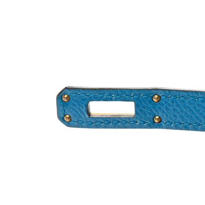 Hermes Epsom Kelly Sellier 25 Bleu Zanzibar 13 of 18