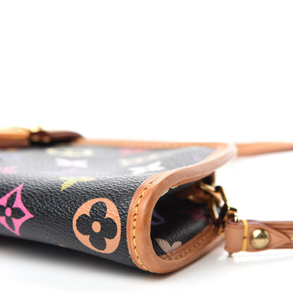 Louis Vuitton Monogram Multicolor Shirley Black 7 of 9