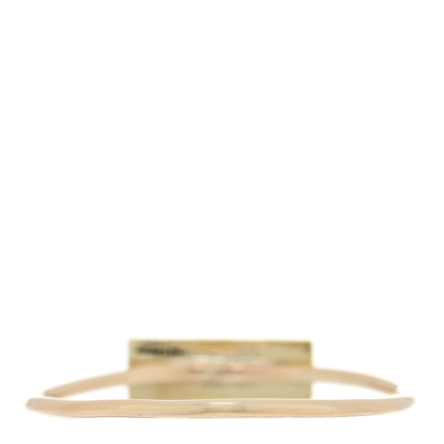 18K Yellow Gold Black Onyx Bar Ring 54 7
