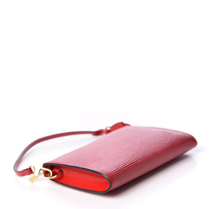 Louis Vuitton Epi Pochette Accessories 21 Castillan Red 3 of 8