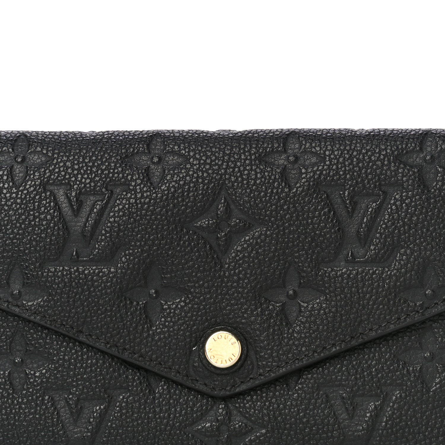 Louis Vuitton Empreinte Compact Curieuse Wallet Black 7 of 15