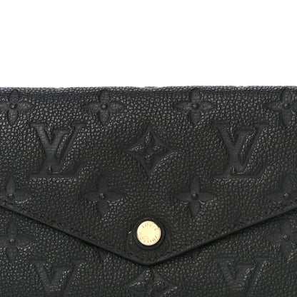 Louis Vuitton Empreinte Compact Curieuse Wallet Black 7 of 15