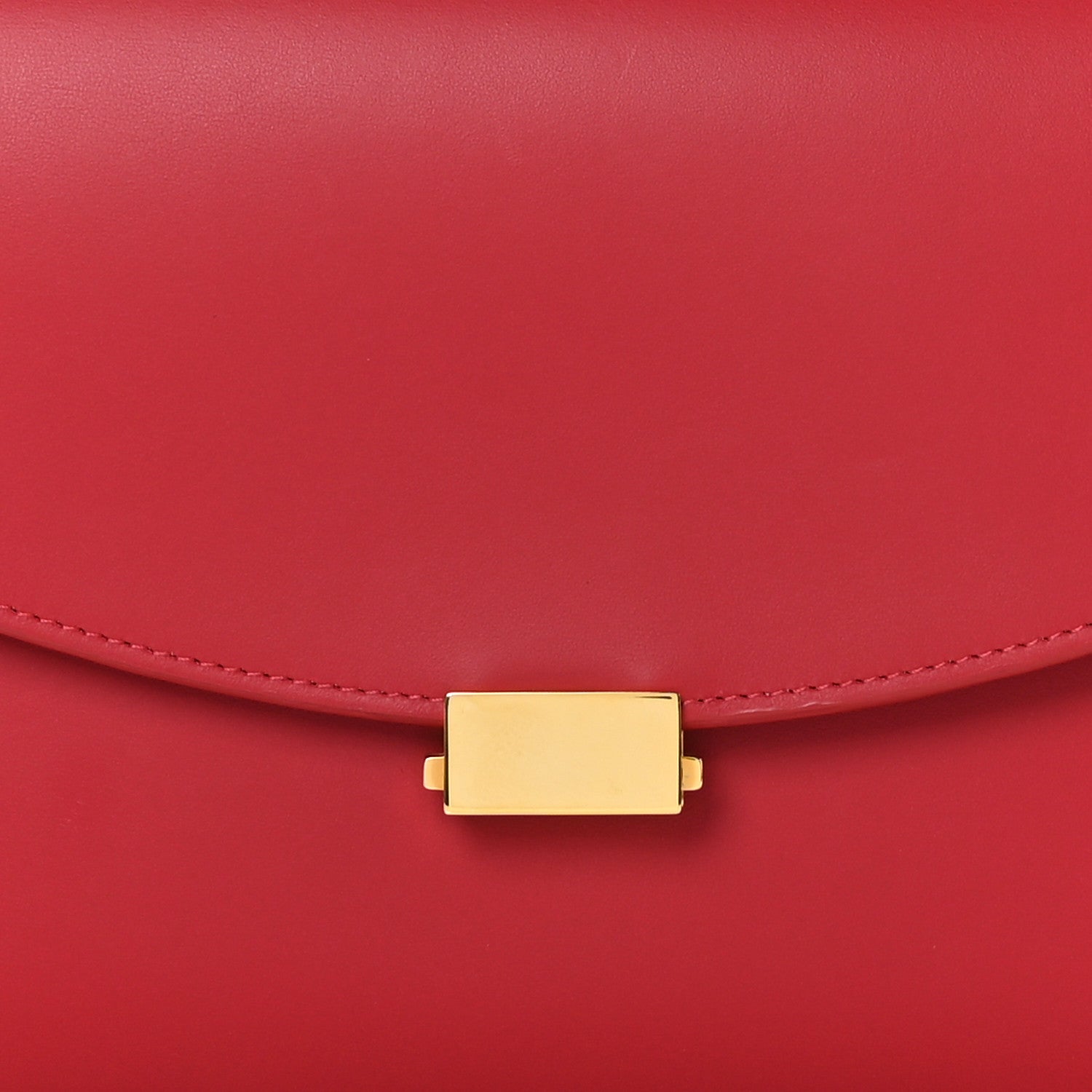 Mansur Gavriel Calfskin Envelope Flat Clutch Flamma 5 of 9