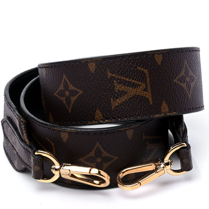 Louis Vuitton Monogram Bandouliere Shoulder Strap Black 3 of 5