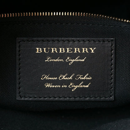 Burberry Grainy Calfskin House Check Medium Banner Tote Mauve Pink 6 of 10