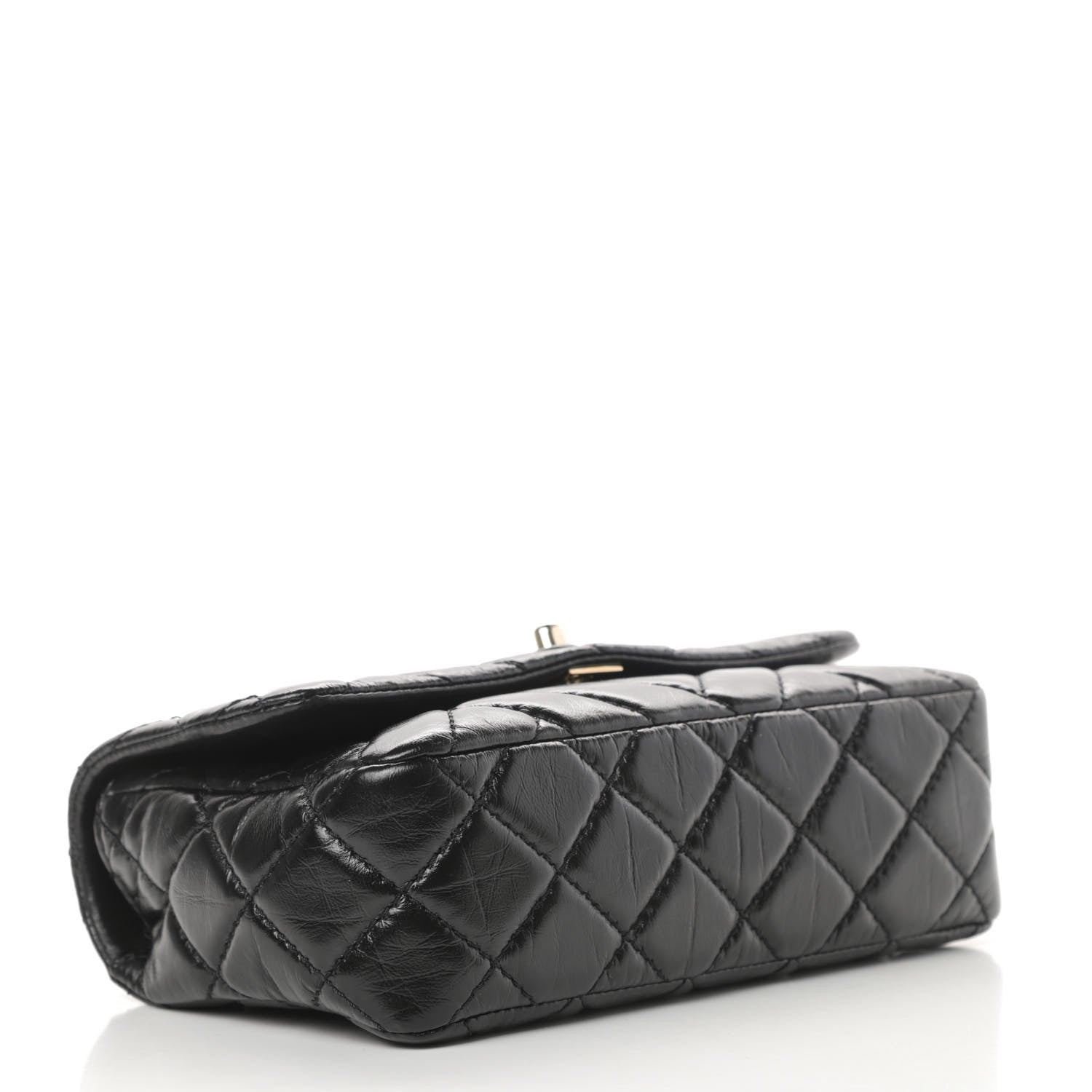 Chanel Shiny Lambskin Quilted Small Montcoco Flap Black 4 of 12