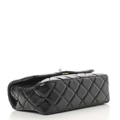 Chanel Shiny Lambskin Quilted Small Montcoco Flap Black 4 of 12