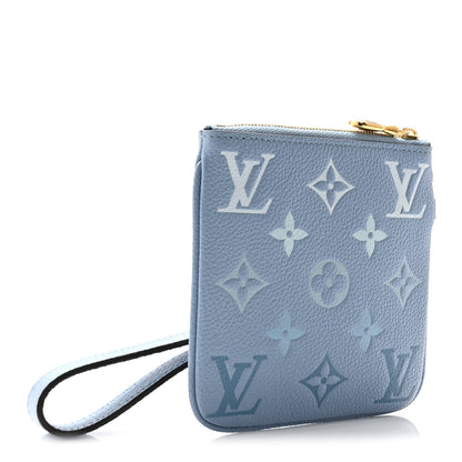 Louis Vuitton Empreinte Monogram Giant By The Pool Trio Pouch Rosebud Blue 3 of 6