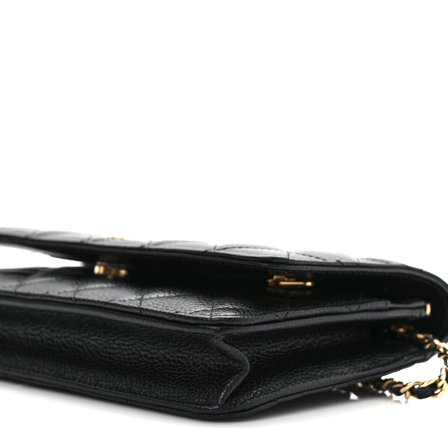 Chanel Caviar Quilted Wallet On Chain WOC Black 9 of 9