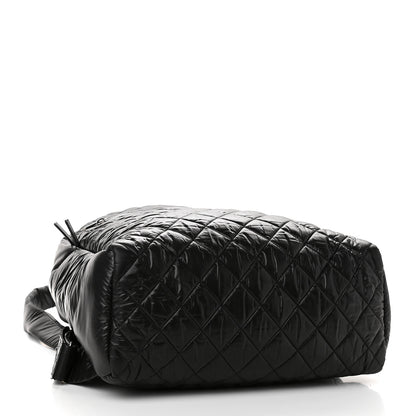 Chanel Nylon Quilted XL Coco Cocoon Backpack Black 3 of 8