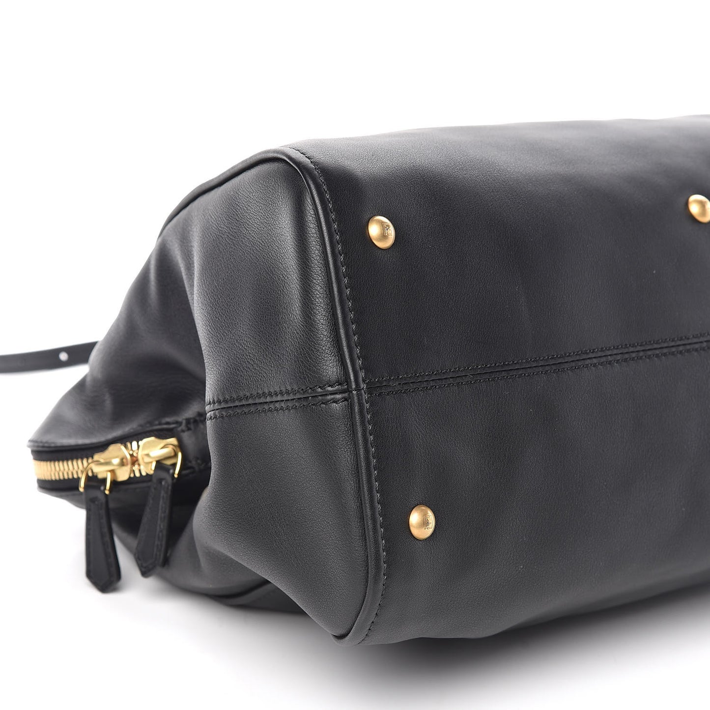 Vitello Dolce Marmol Large Chameleon Tote Black