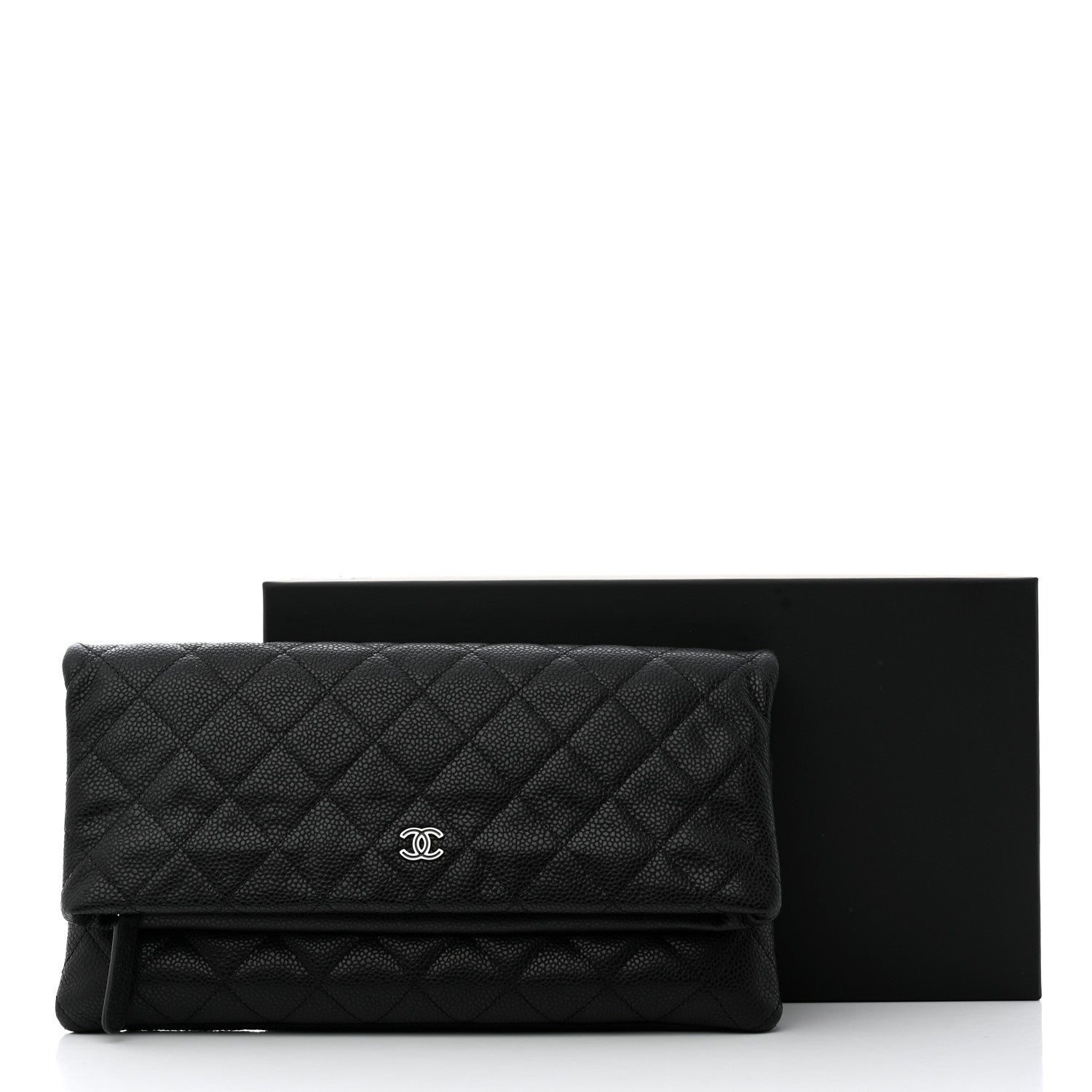 Chanel Caviar Quilted CC Beauty Clutch Black 9 of 9