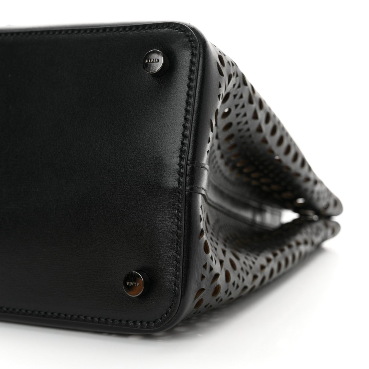 Lux Calfskin Vienne Mina 25 Bag Black