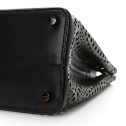 Alaia Lux Calfskin Vienne Mina 25 Bag Black 10 of 10