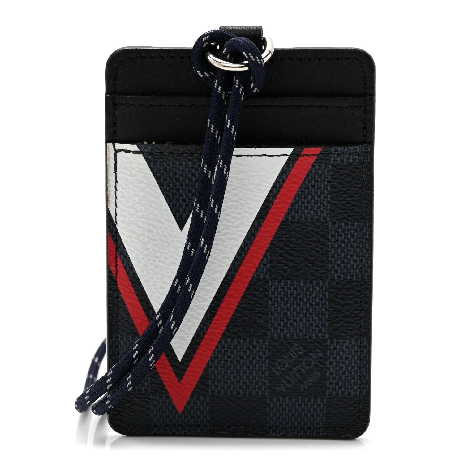 Louis Vuitton Damier Cobalt Latitude America's Cup ID Card Holder 1 of 7