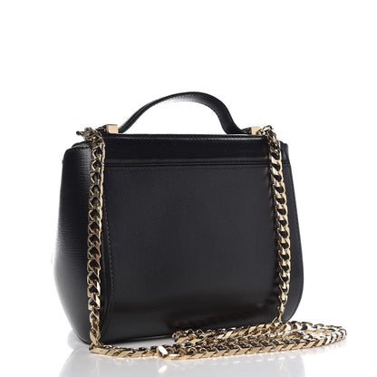 Givenchy Textured Calfskin Mini Pandora Box Chain Crossbody Bag Black 3 of 10