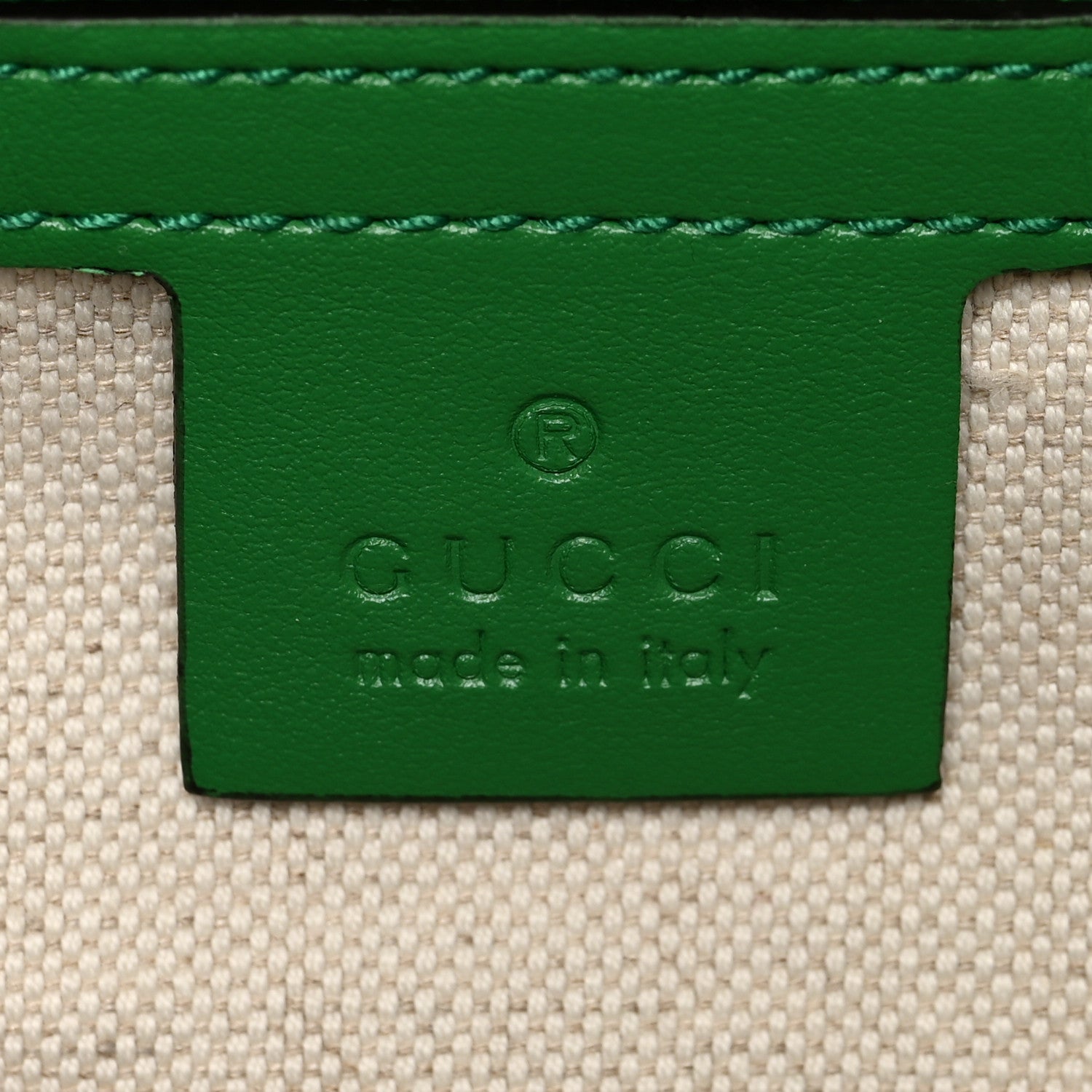 Gucci Calfskin GG Tennis Embossed Duffle Bag New Shamarock 5 of 12