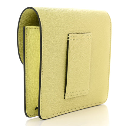 Hermes Chevre Mysore Roulis Slim Wallet Jaune Poussin 4 of 9
