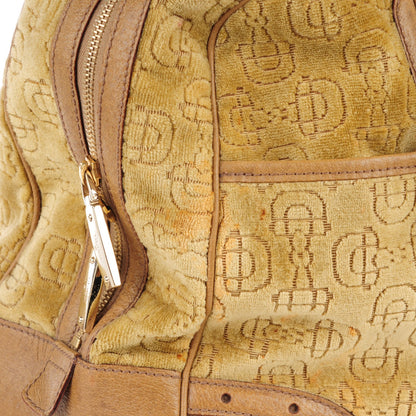 Gucci Velour Glam Tote Brown 7 of 11