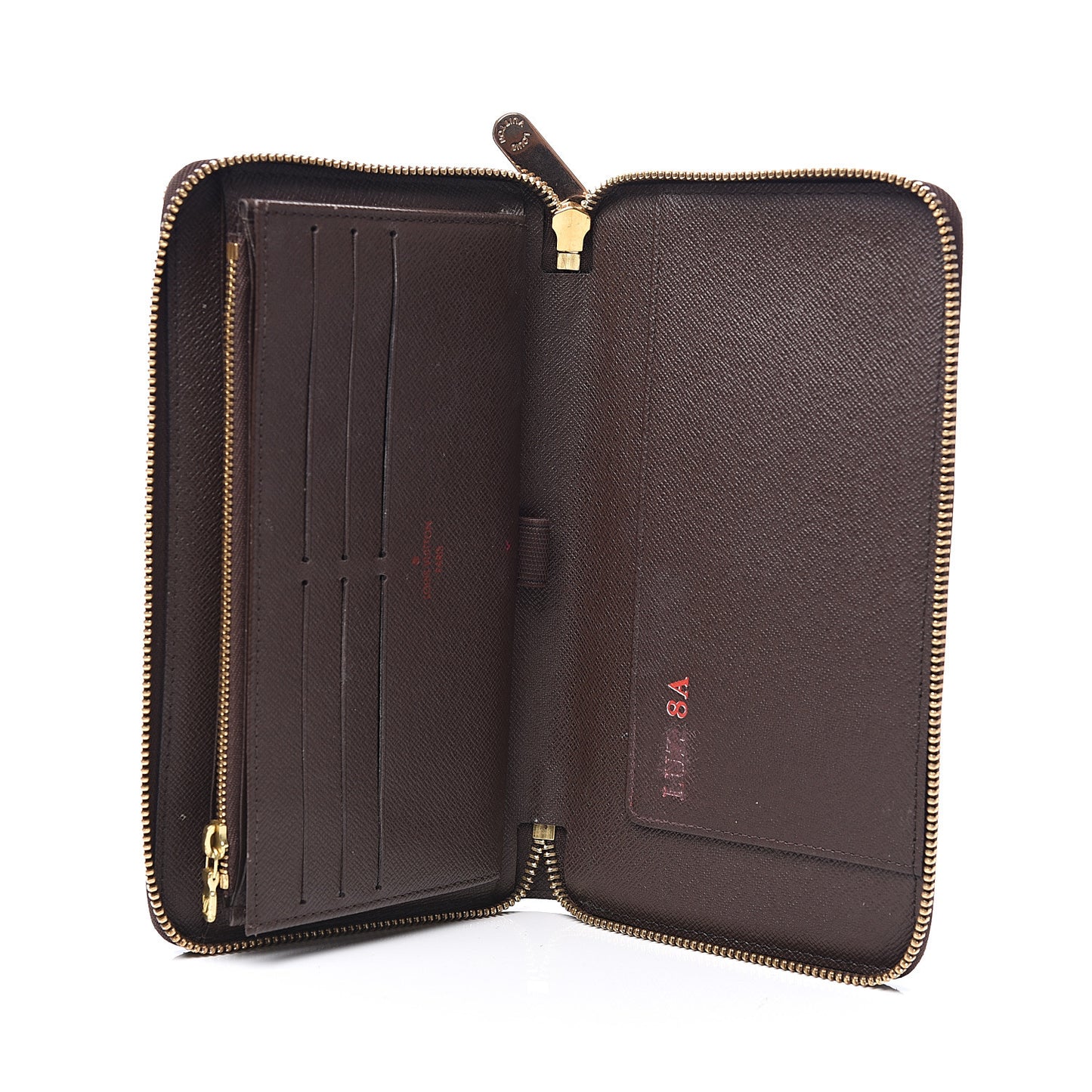 Damier Ebene Zippy Organizer Wallet