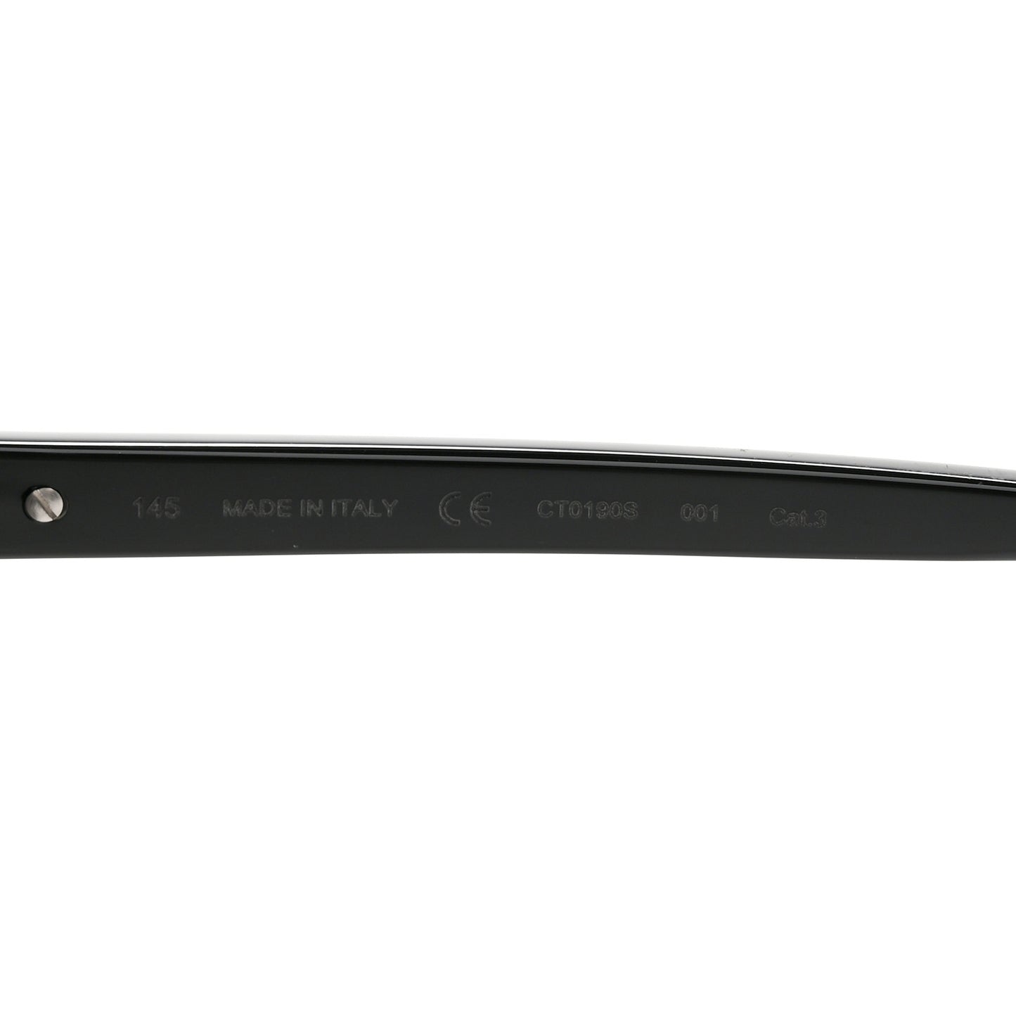 Santos De Cartier Square Sunglasses CT0190S Black