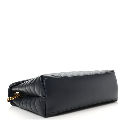 Saint Laurent Calfskin Y Quilted Monogram Medium Loulou Chain Satchel Black 4 of 8