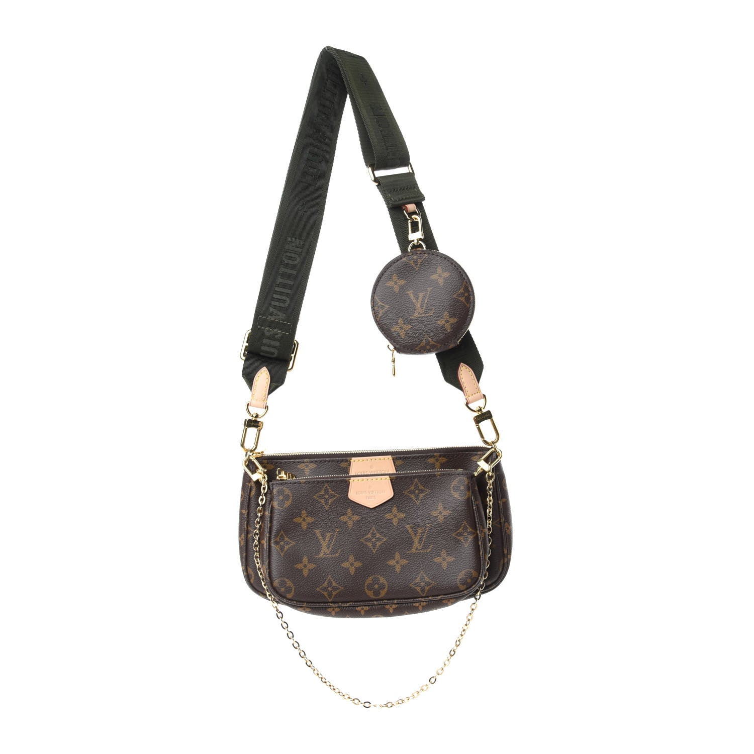 Louis Vuitton Monogram Multi Pochette Accessories Kaki 1 of 13