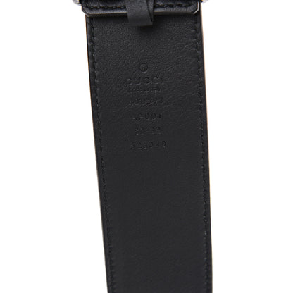 Gucci Calfskin Double G 40mm Belt 80 32 Black 4 of 5