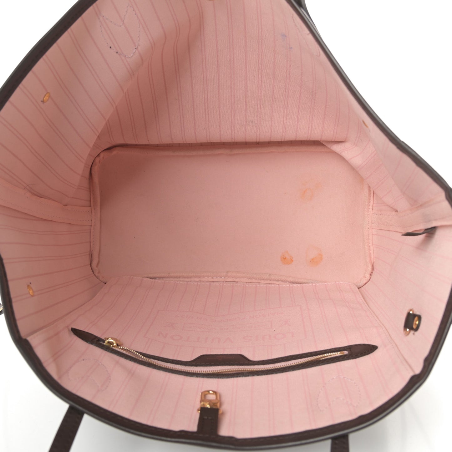 Damier Ebene Neo Neverfull MM Rose Ballerine