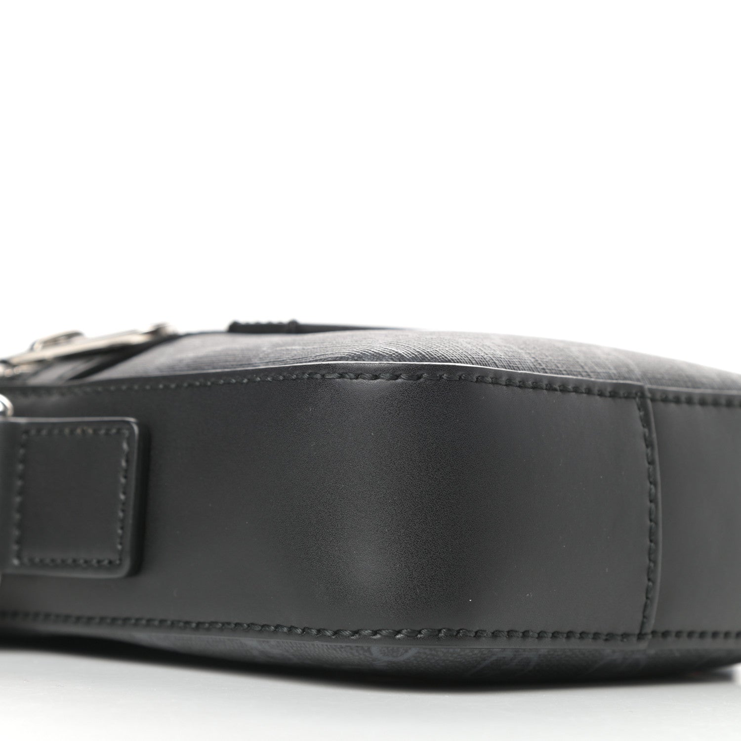 Gucci GG Supreme Monogram Appia Calfskin Web Small Camera Messenger Bag Grey 8 of 10