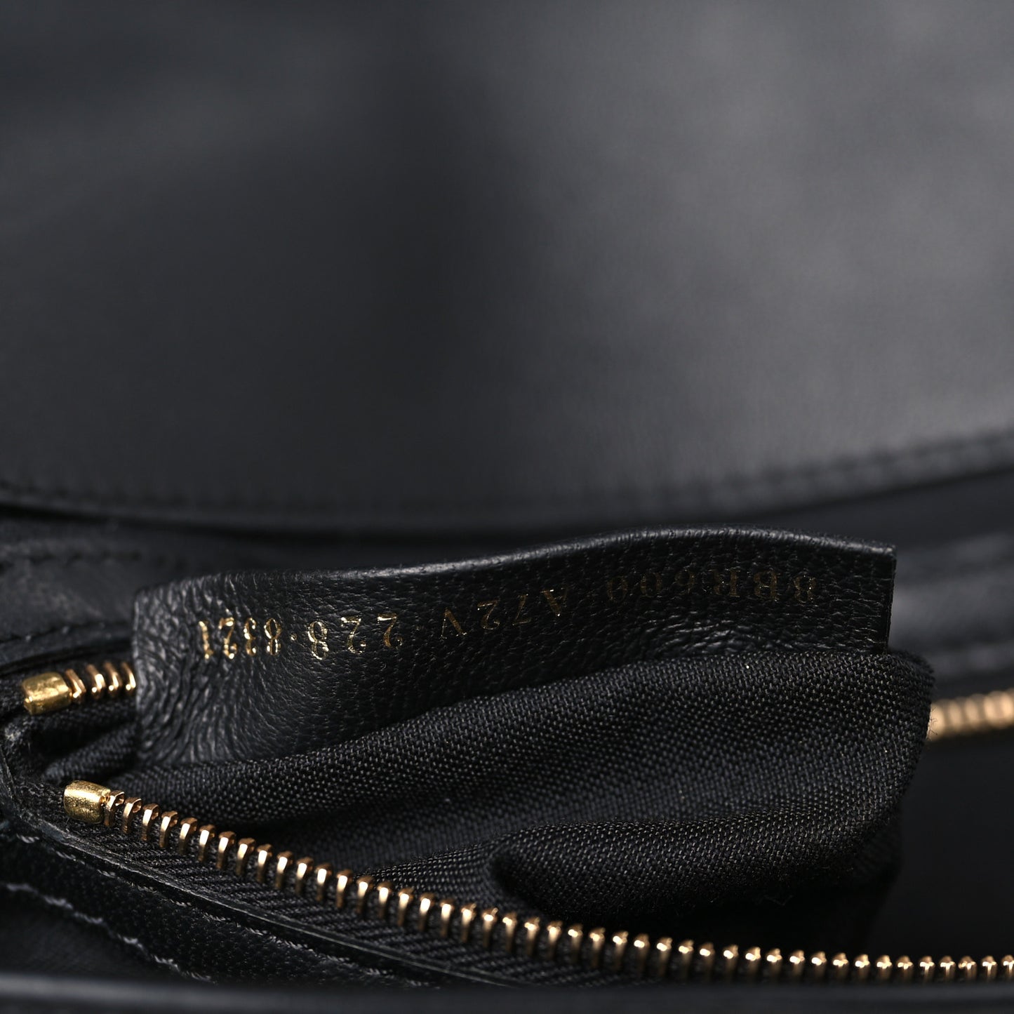 Nappa FF 1974 Embossed Baguette Black