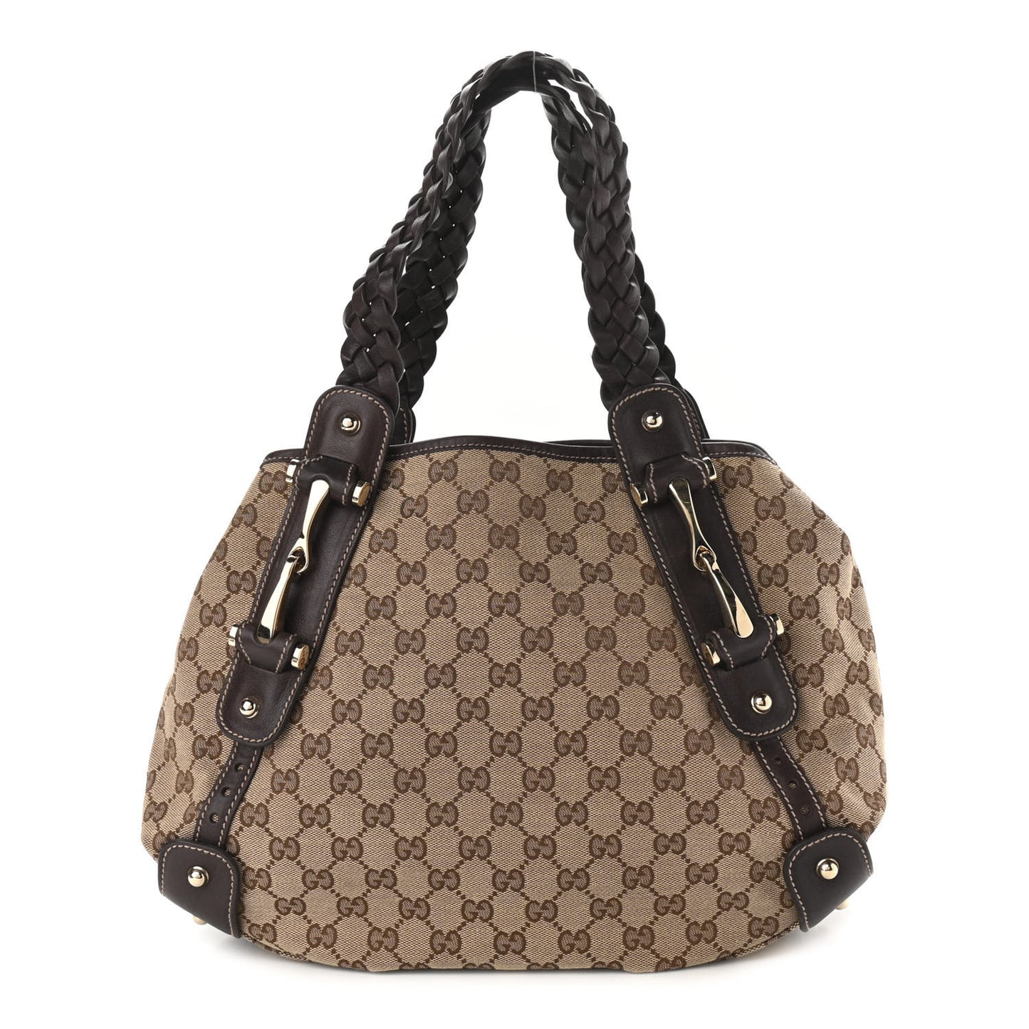 Monogram Small Pelham Shoulder Bag Dark Brown