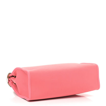 Hermes Vache Hunter Toile Herbag Zip 31 PM Rose Azalee Natural 5 of 10