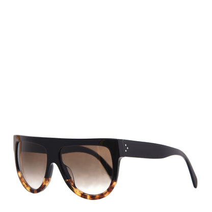 Celine Shadow Sunglasses CL 41026/S Black Havana 1 of 8
