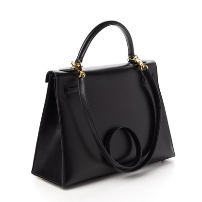 Hermes Box Kelly Sellier 32 Black 3 of 11