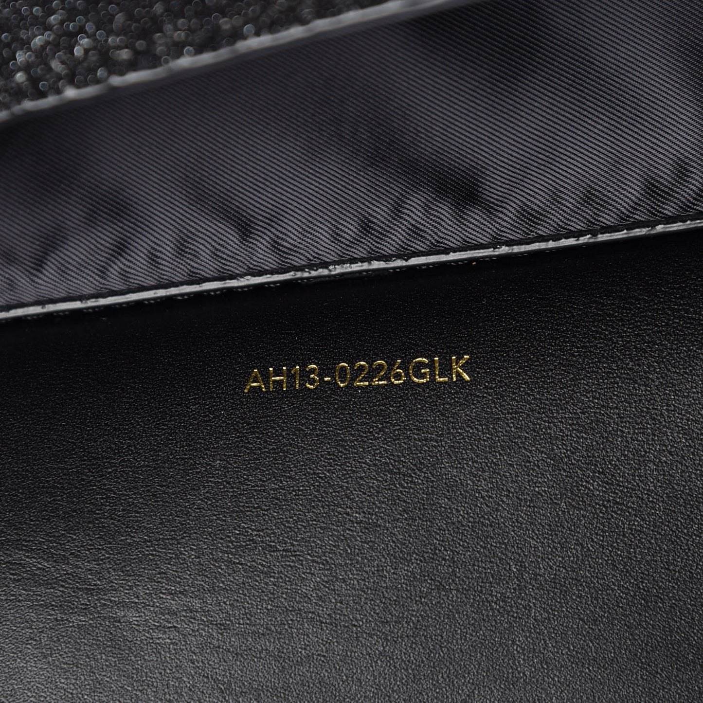 3.1 Smooth Calfskin Glitter Mini Pashli Satchel Black