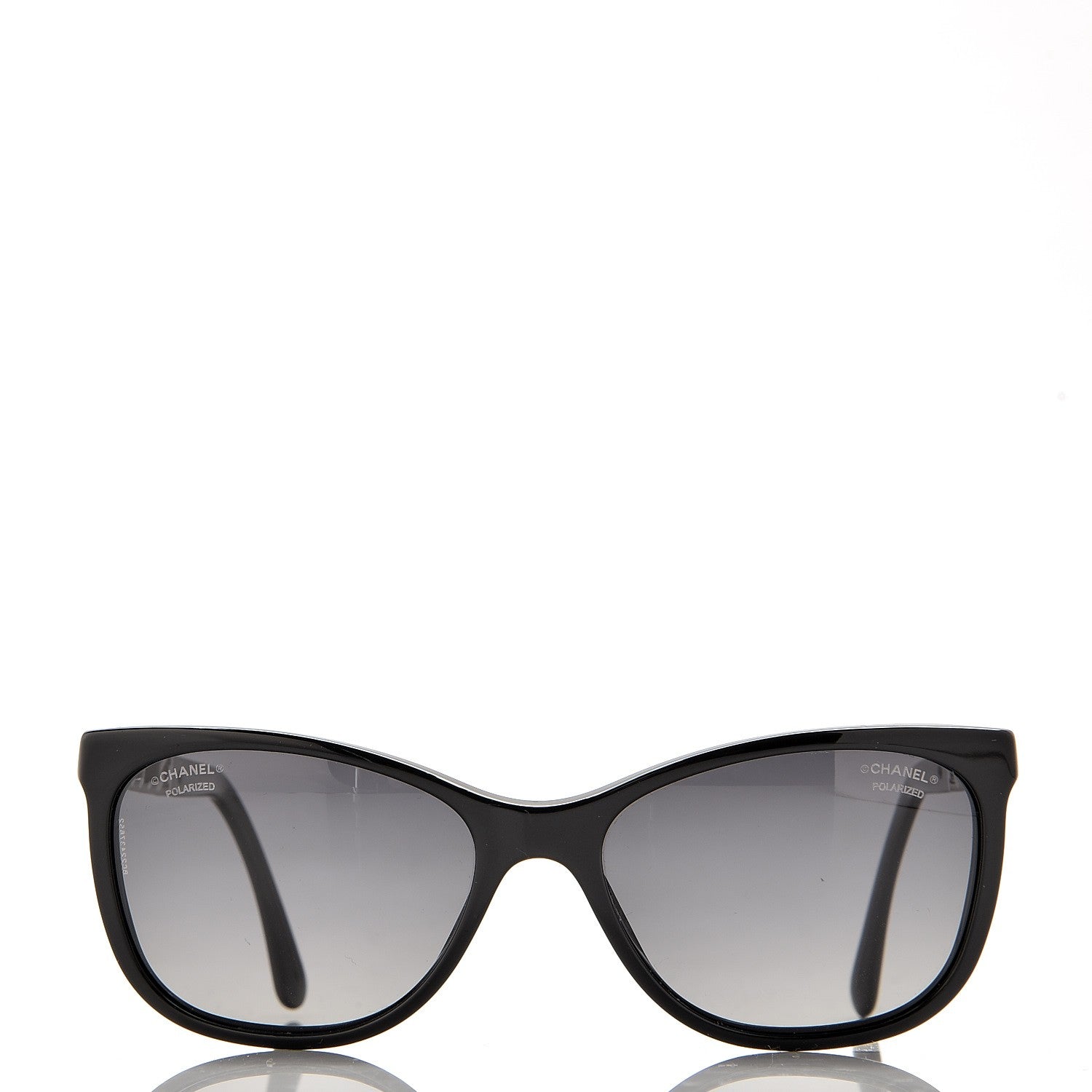 Chanel Cat Eye Chain Polarized Sunglasses 5260-Q Black 4 of 9
