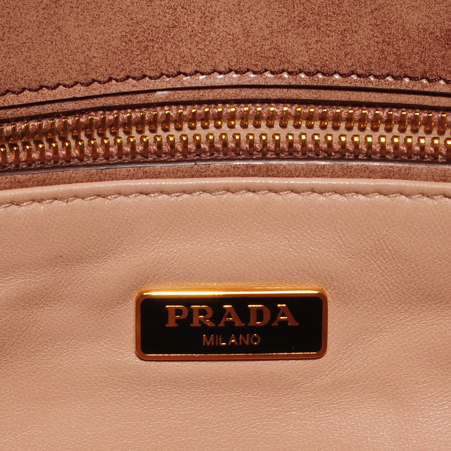 Prada Spazzolato Pushlock Clutch 5 of 9