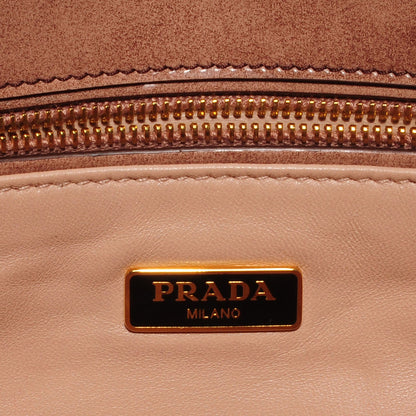 Prada Spazzolato Pushlock Clutch 5 of 9