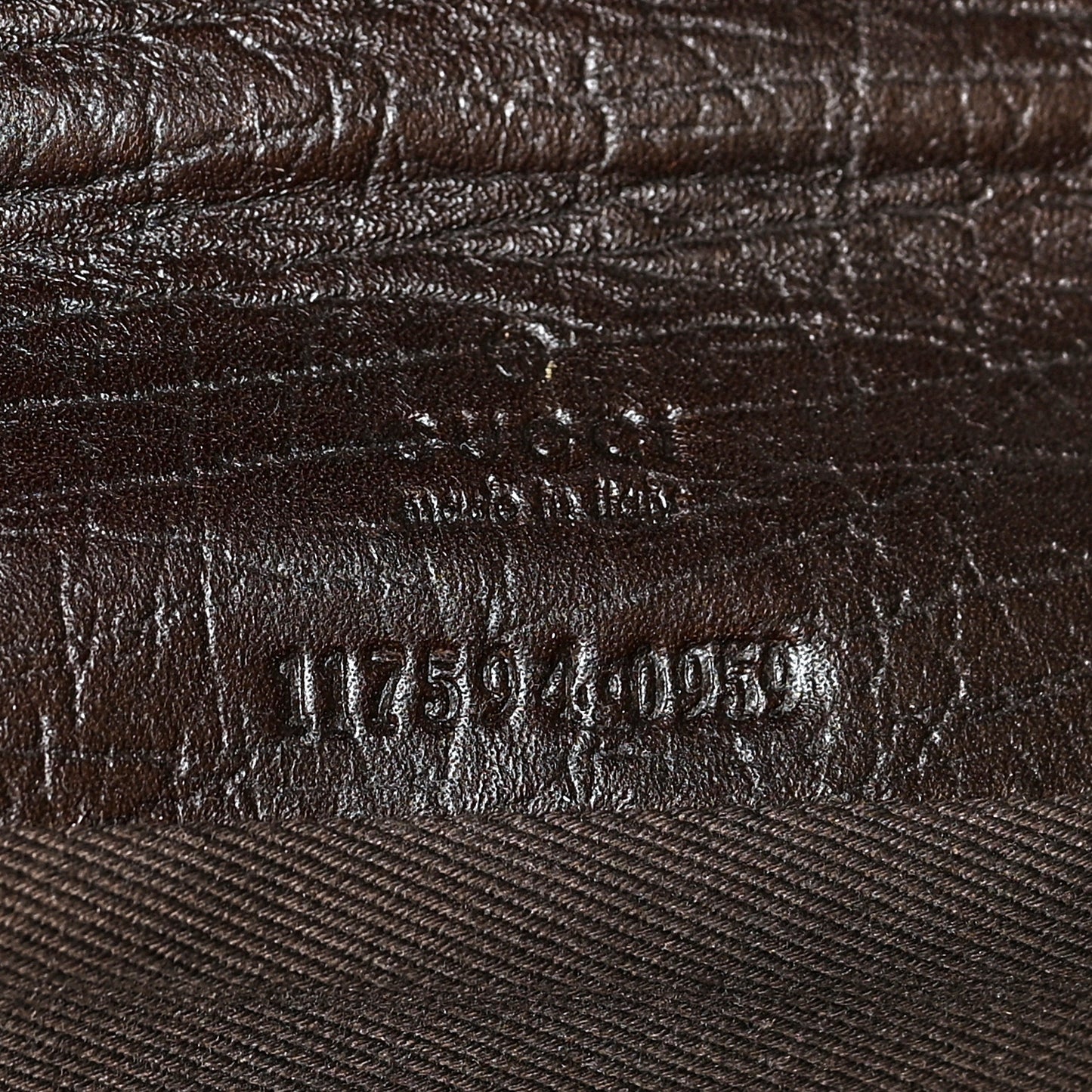 Monogram Bamboo Bar Clutch Dark Brown