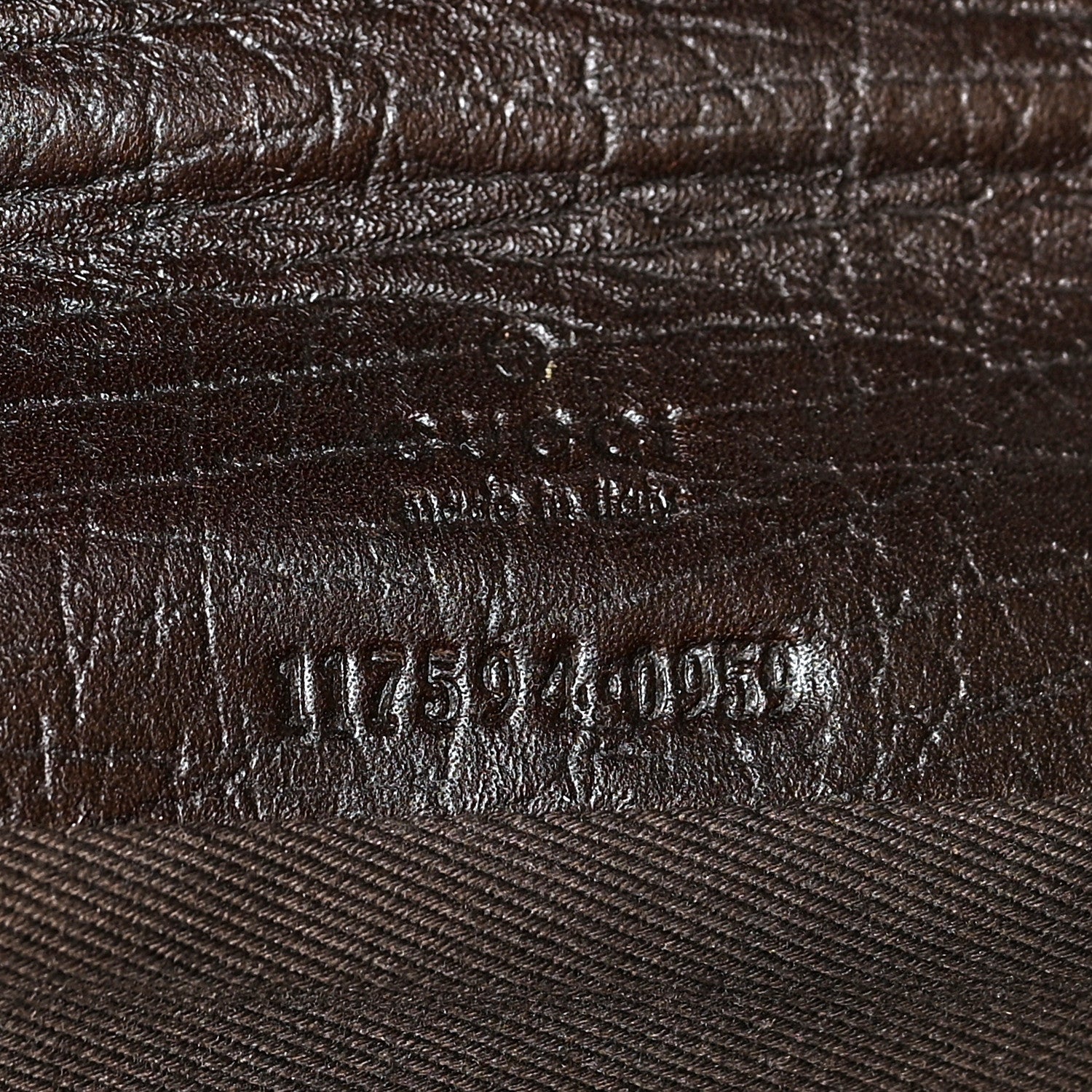 Gucci Monogram Bamboo Bar Clutch Dark Brown 7 of 8