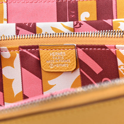 Hermes Epsom Silk'In Wallet Jaune Ambre 6 of 6