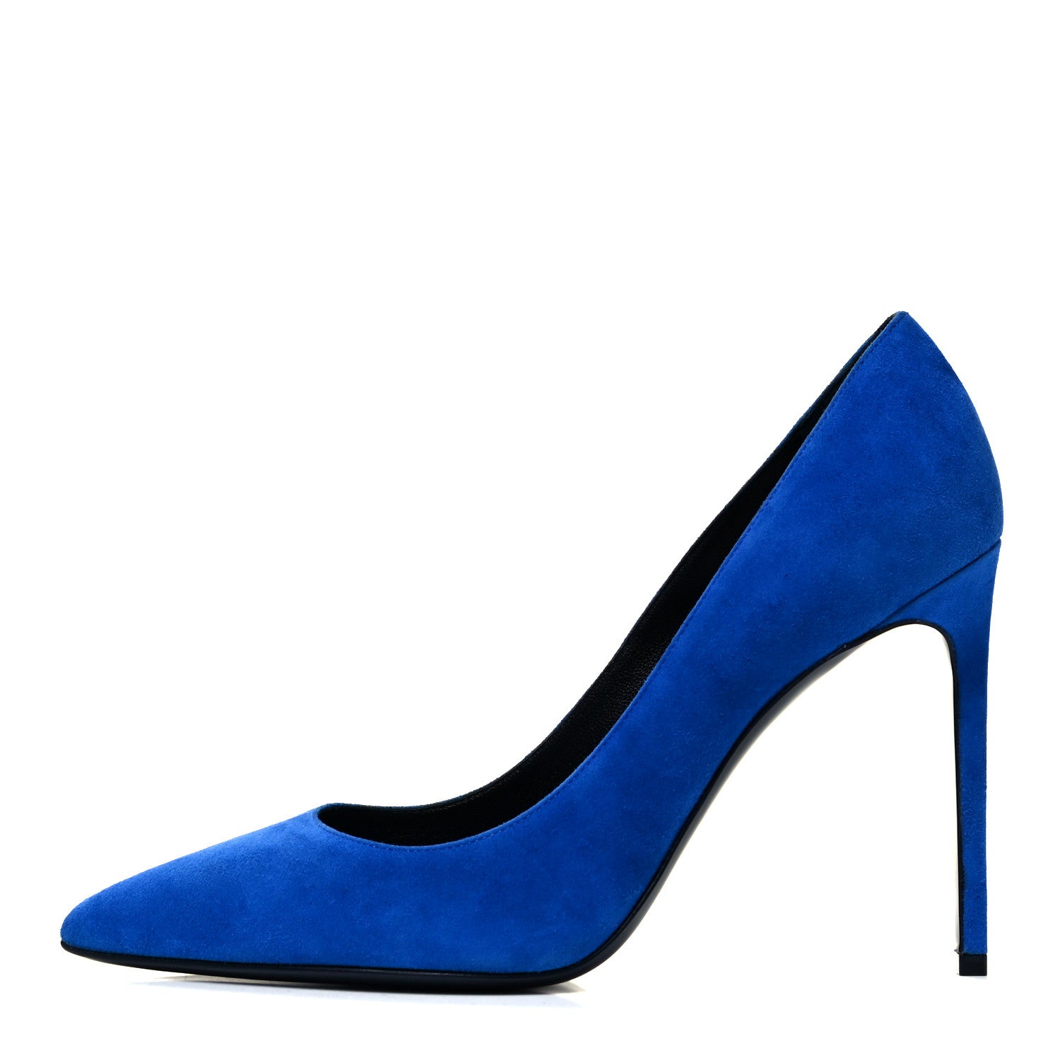 Saint Laurent Suede Classic Paris 105 Escarpin Pumps 39.5 Elettrico 1 of 8