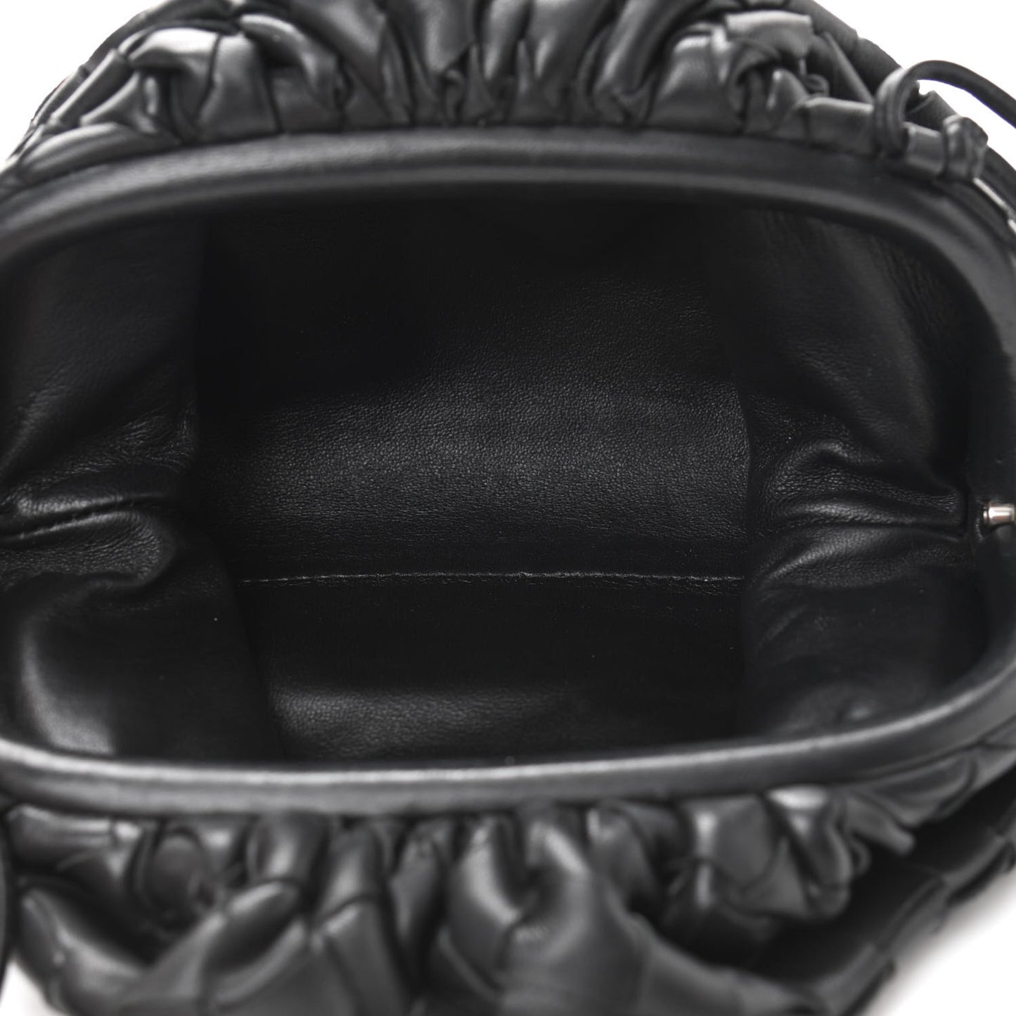 Nappa Intrecciato The Mini Pouch Black