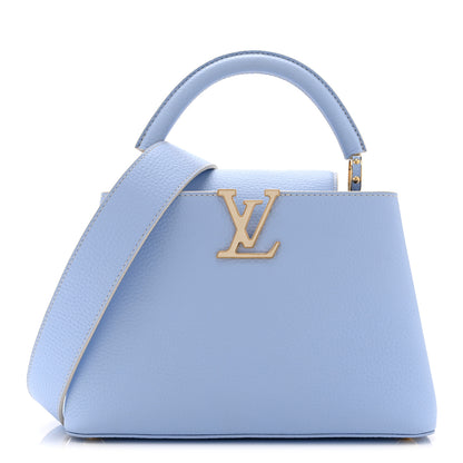 Louis Vuitton Taurillon MiniMe Capucines BB Candy Blue 1 of 11