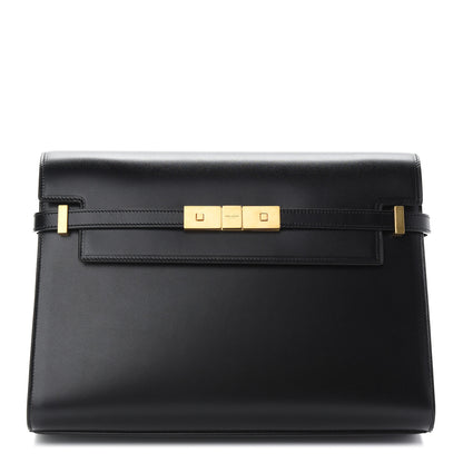 Saint Laurent Smooth Calfskin Manhattan Shoulder Bag Black 1 of 8