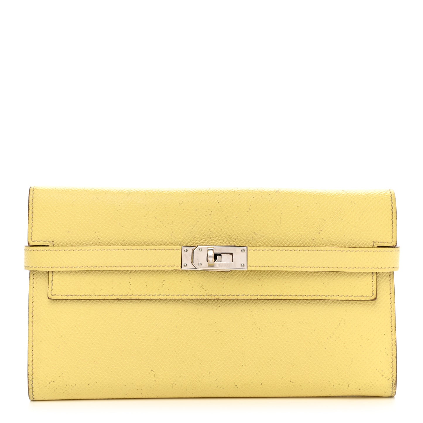 Epsom Kelly Longue Wallet Soufre