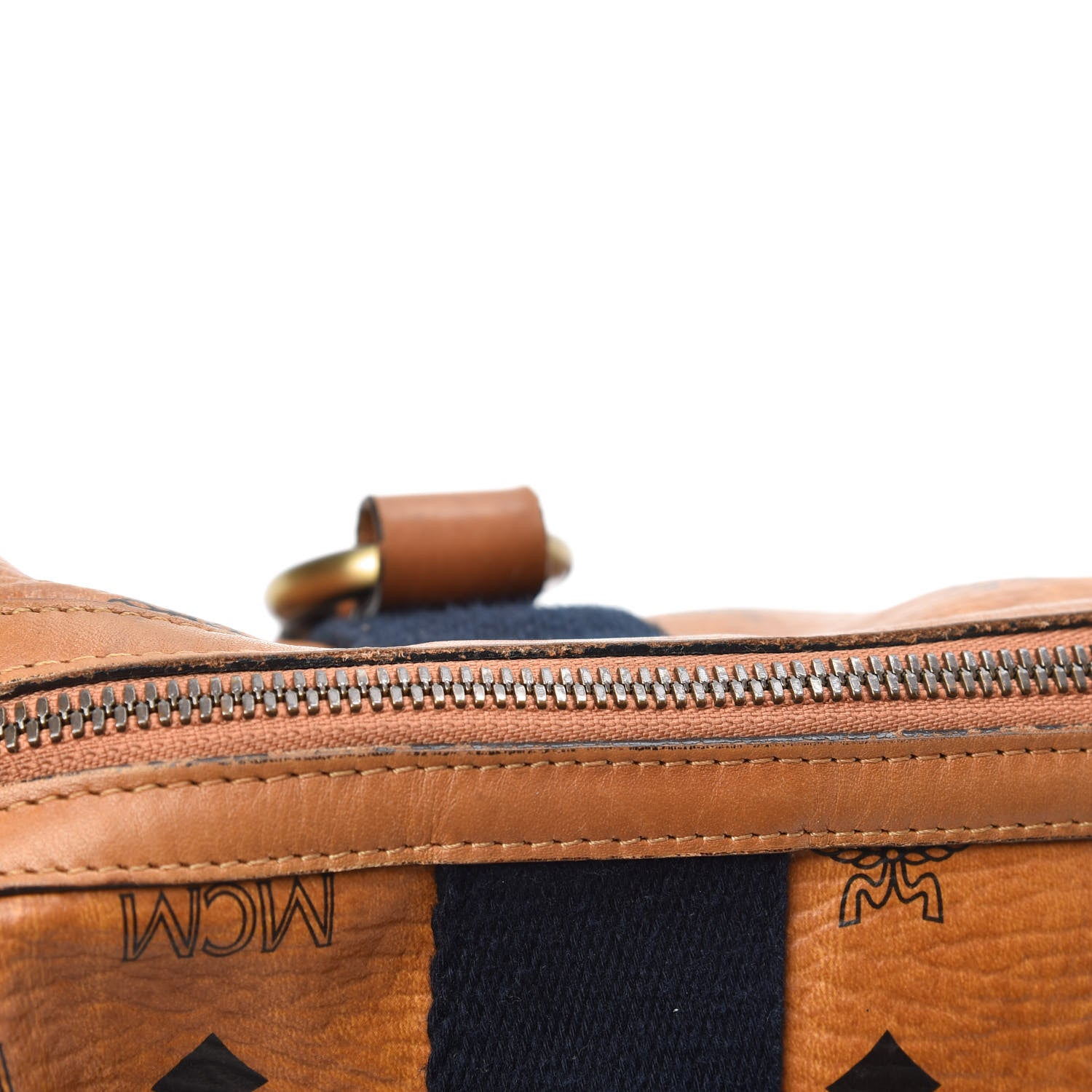 MCM Visetos Bag Cognac 11 of 11