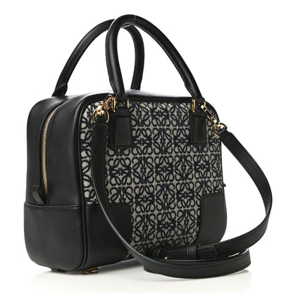 Loewe Jacquard Anagram Calfskin Amazona 19 Black Navy 6 of 17