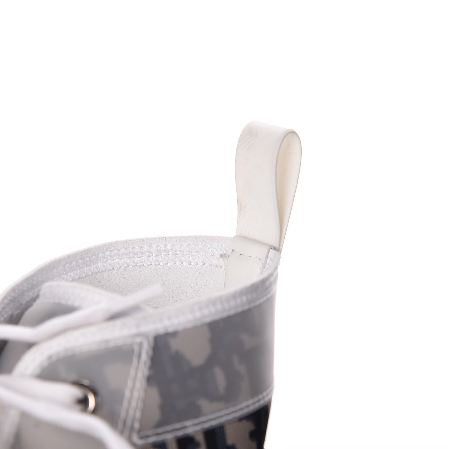 Canvas Oblique Mens B23 High Top Sneakers 46 White